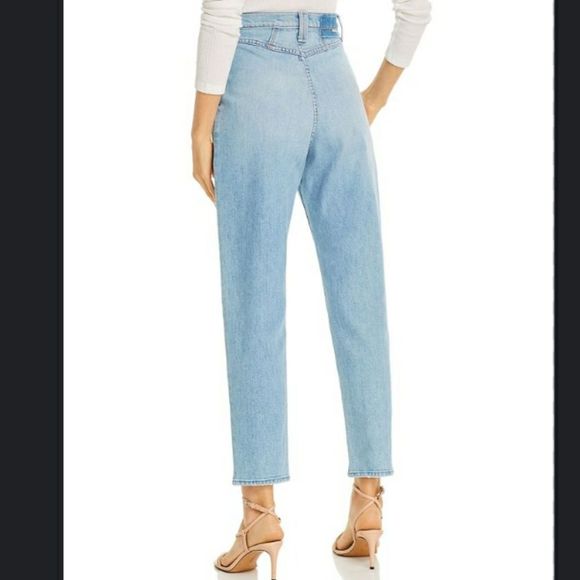 Mother The Pleated Popular Peg Straight-Leg Jeans In Intoxicated Sz 31 - Picture 2 of 12